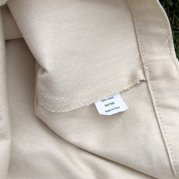 RARE NWOT J. Crew Reusable Cotton Bag - Picture 11 of 12